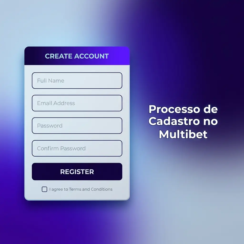 Passo a passo do processo de cadastro no Multibet para apostar em esportes e cassino online.