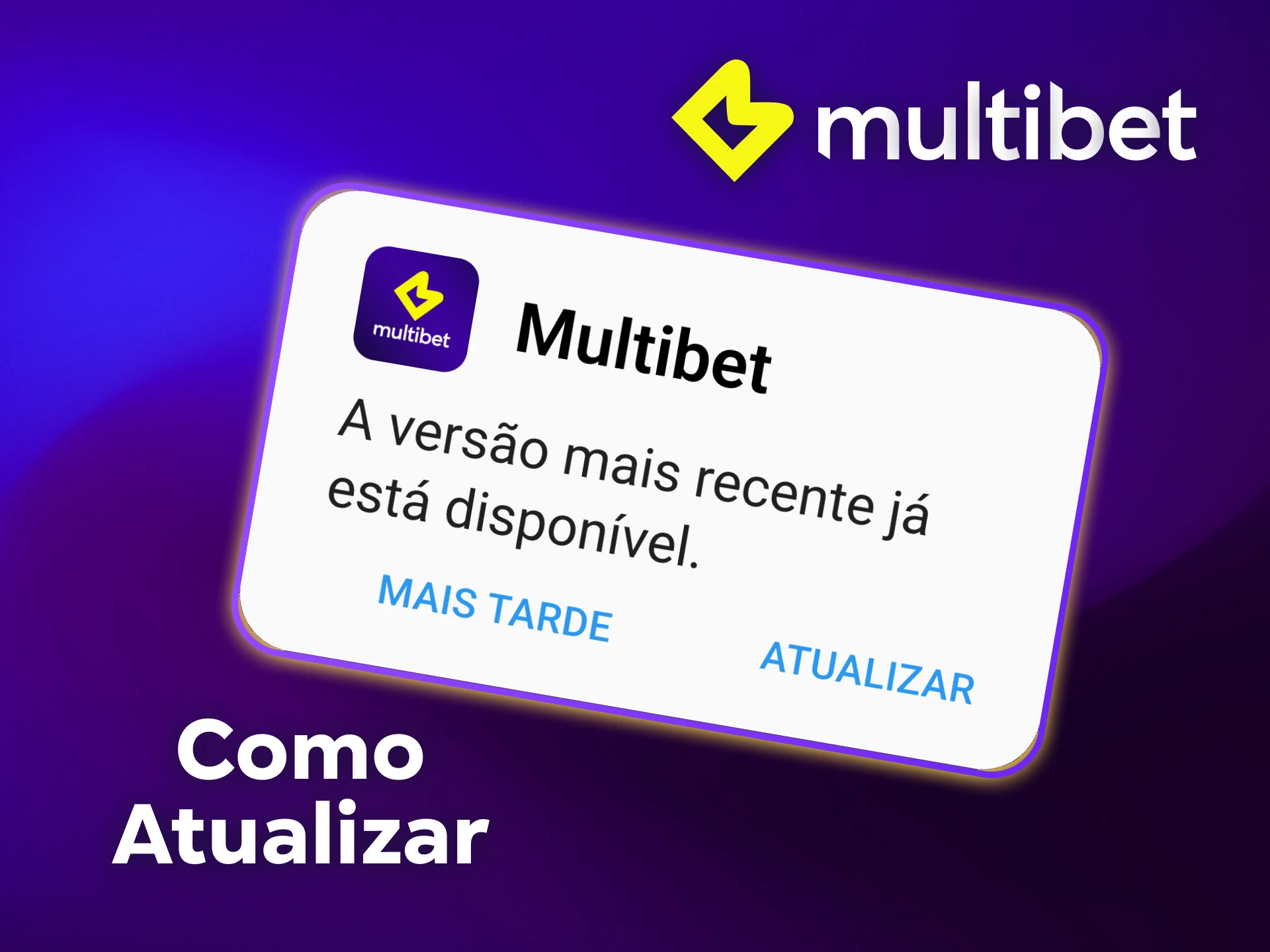 Mantenha seu aplicativo Multibet atualizado para acessar novos jogos e recursos.