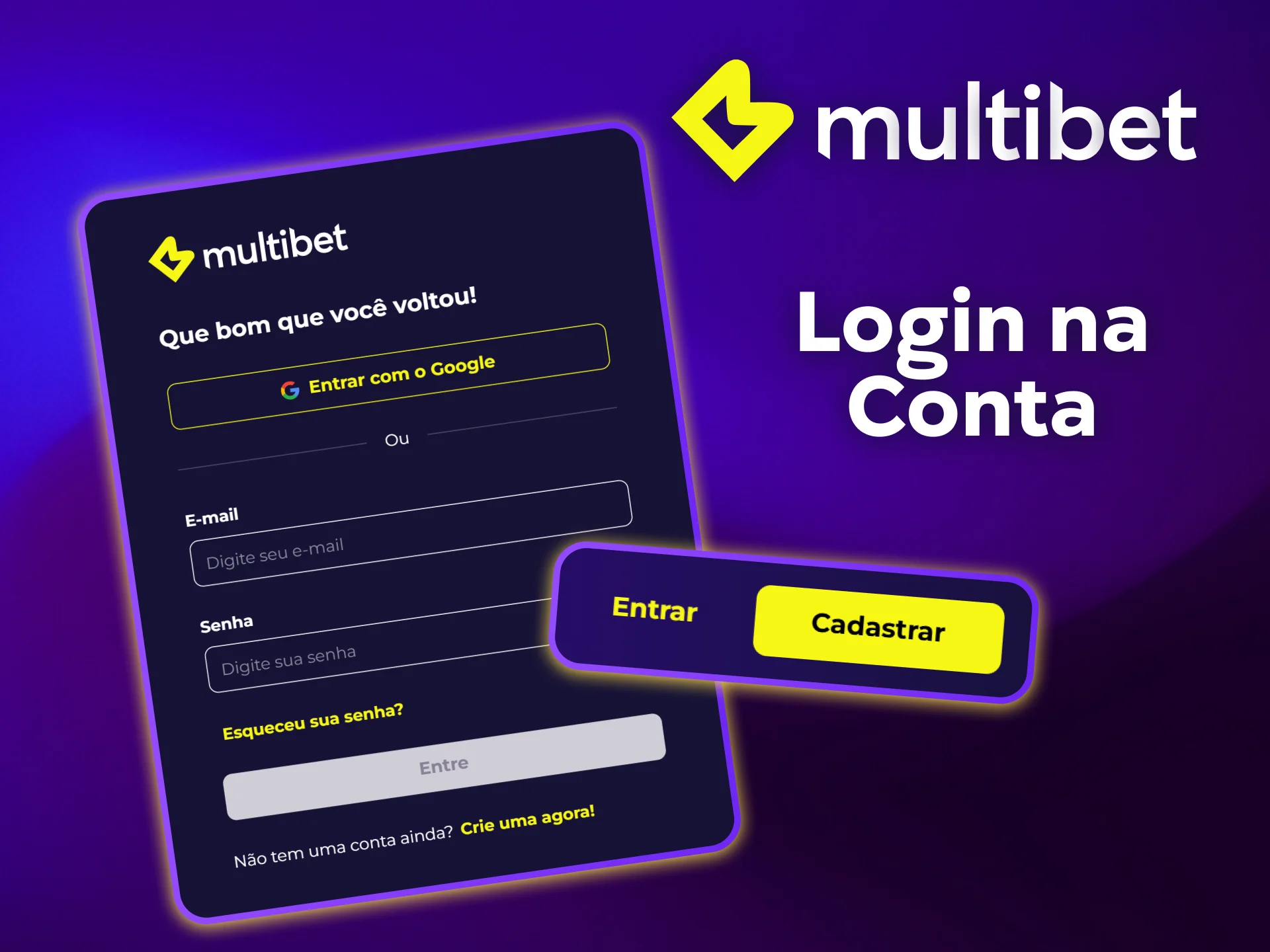 Acesse sua conta na Multibet fazendo login para começar a jogar.