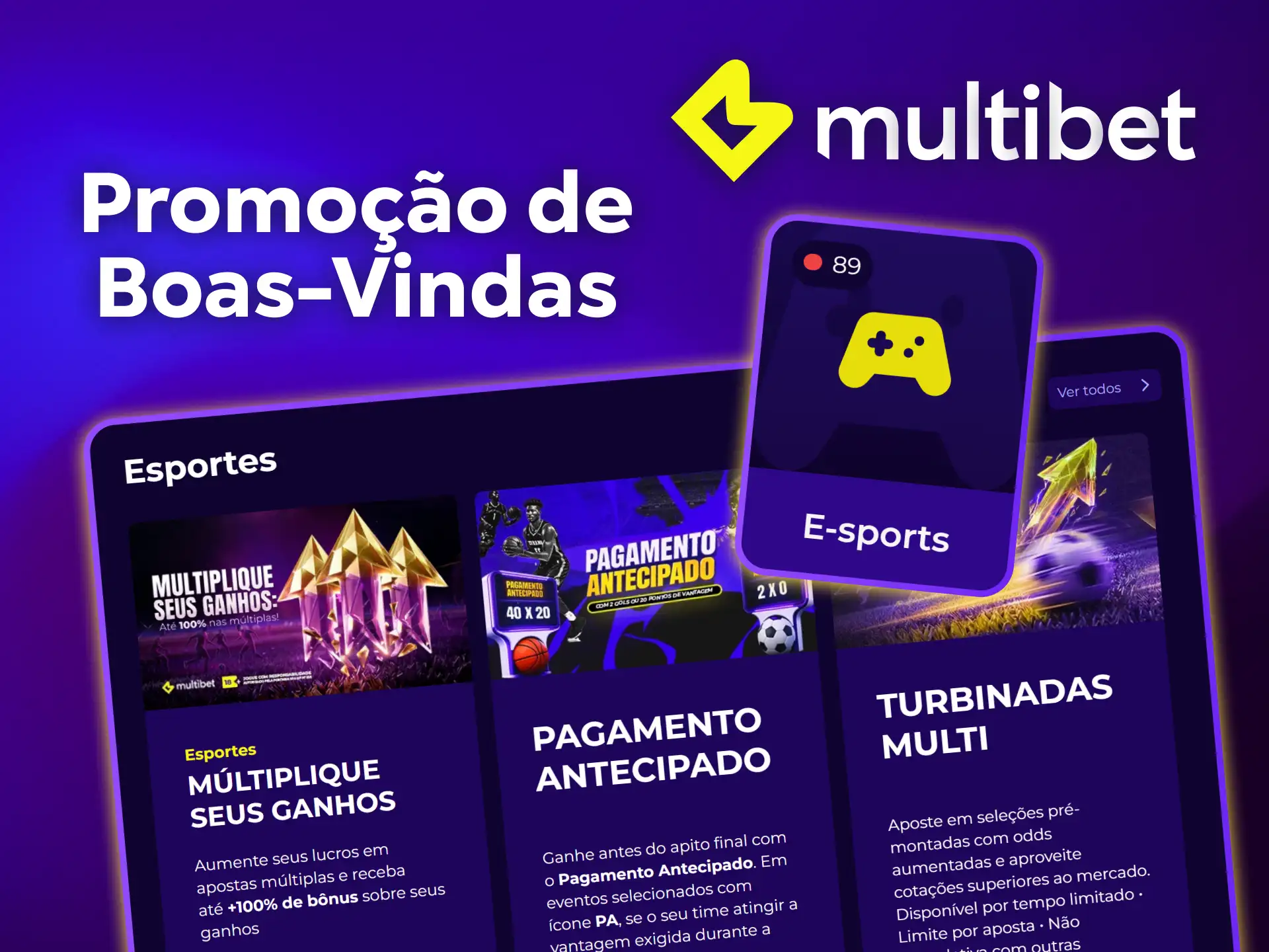 Aproveite as ofertas especiais nas apostas de eSports da Multibet.